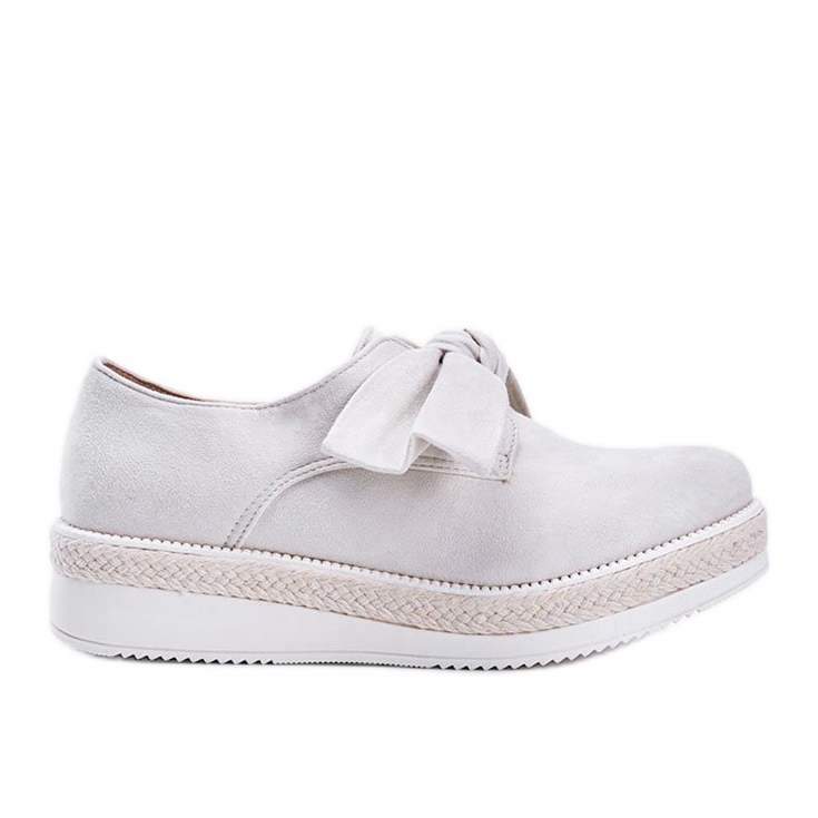 Zapatos beige con suela gruesa Sindri