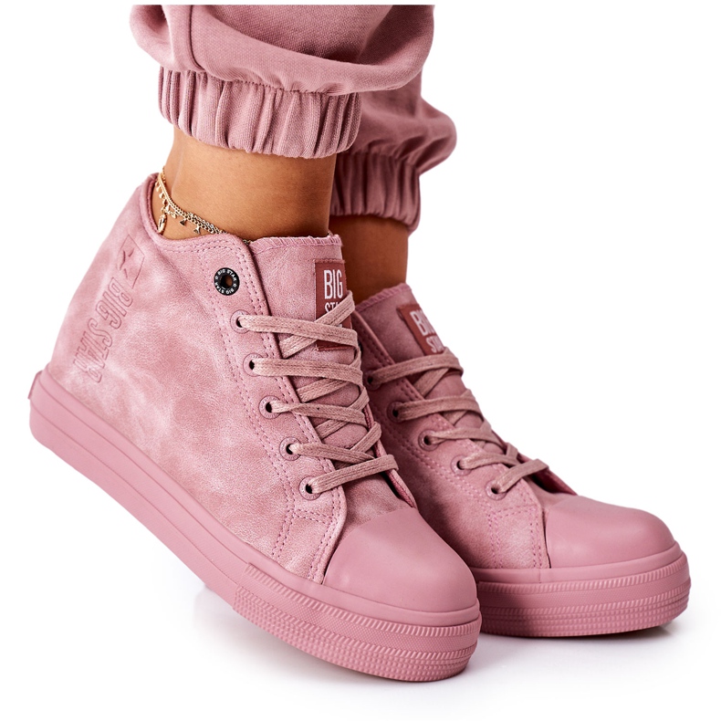 Zapatillas de Piel Big Star II274092 Rosa rosado