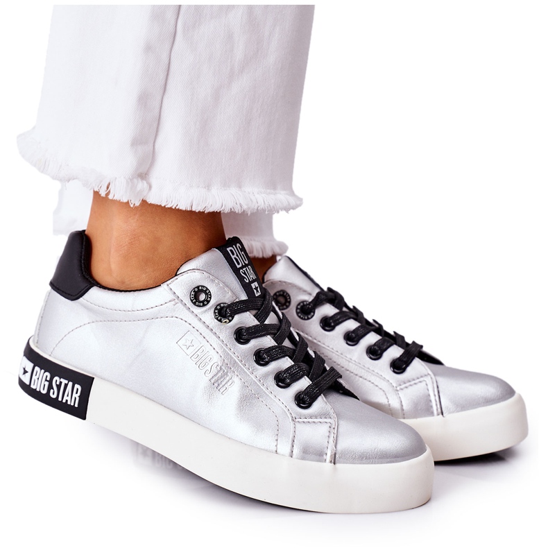 Zapatillas Mujer Piel Big Star II274034 Plata