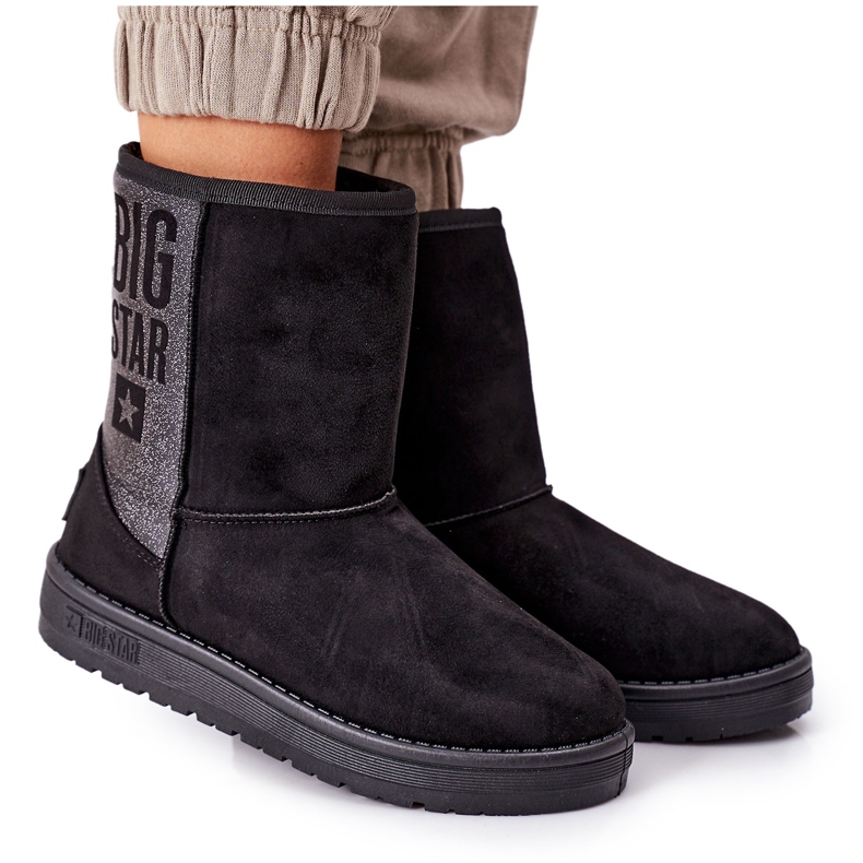 Botas de nieve Big Star EE274415 Black negro