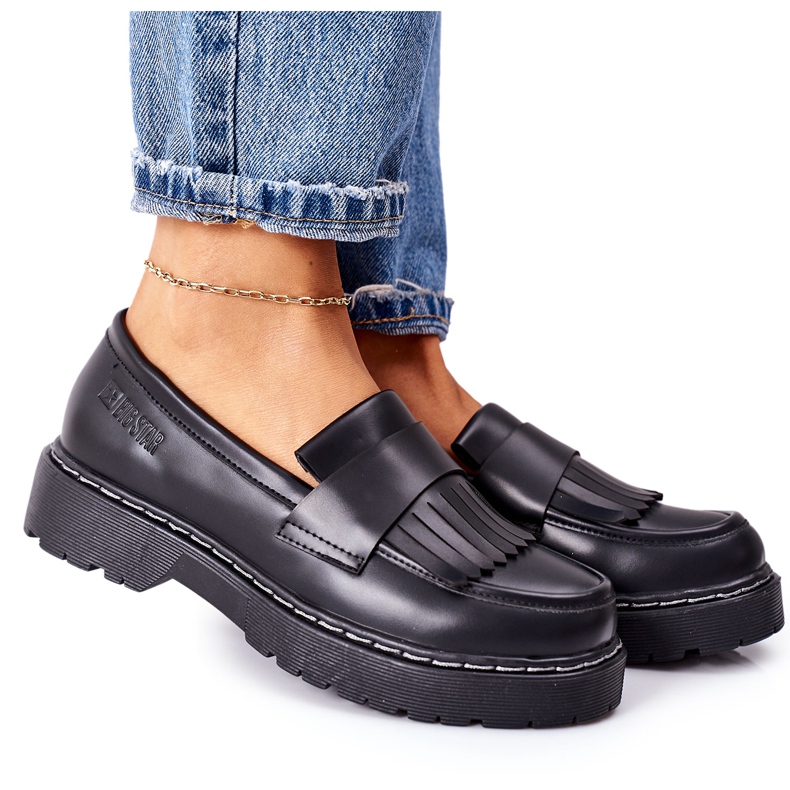 Mocasines de Piel Big Star II274100 Negro