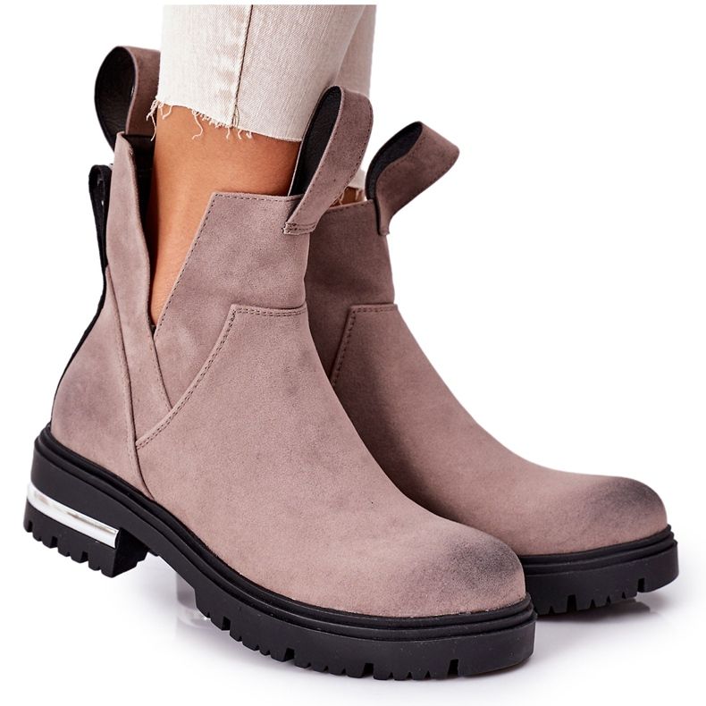 PS1 Botas Warm Booties Jodhpur con cremallera Grey My Way gris PS1 Botas Warm Booties Jodhpur con cremallera Grey My Way gris