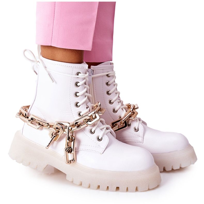 Botas de Grial Blancas Elegantes blanco