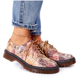 Zapatos de mujer Oxfords piel Maciejka 04087-46 Multicolor
