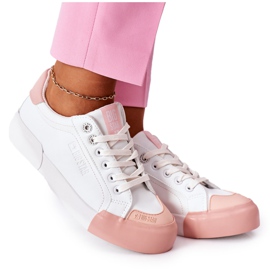 Zapatillas Mujer Piel Big Star II274027 Blanco rosa
