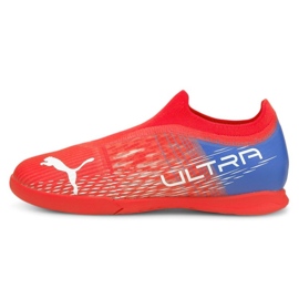 Botas de fútbol Puma Ultra 3.3 It Jr 106591-01 multicolor naranjas y rojos
