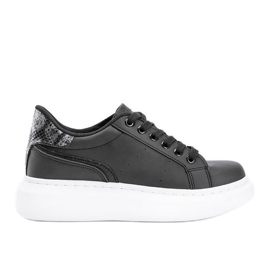 Zapatillas gruesas Aliccer negras negro