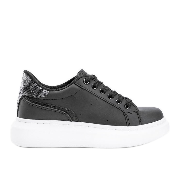 Zapatillas gruesas Aliccer negras negro