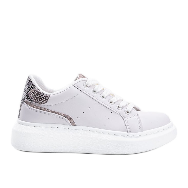 Zapatillas beige con suela gruesa de Aliccer