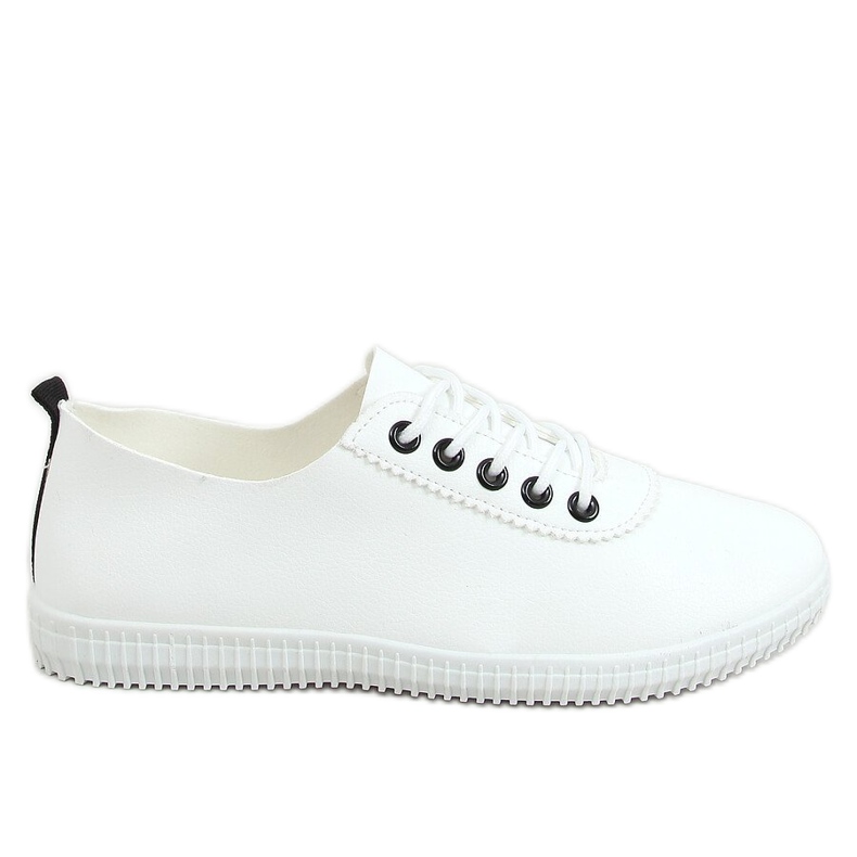 Zapatillas de mujer blancas y negras JF-873 BLANCO / NEGRO