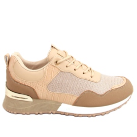 Zapatillas deportivas beige para mujer YL-52 Khaki caqui Zapatillas deportivas beige para mujer YL-52 Khaki caqui