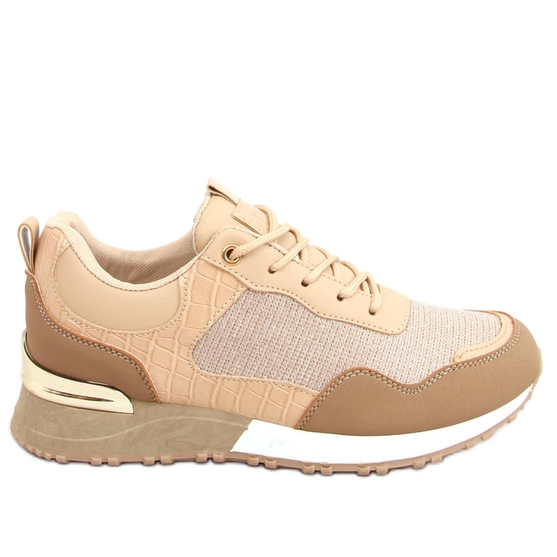 Zapatillas deportivas beige para mujer YL-52 Khaki caqui