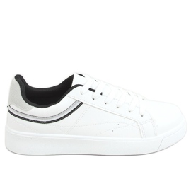 Zapatillas de mujer blancas B0-686 BLANCO / NEGRO