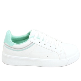 Zapatillas de mujer blancas B0-686 BLANCO / VERDE