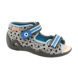 Calzado infantil befado amarillo 350P017 azul gris
