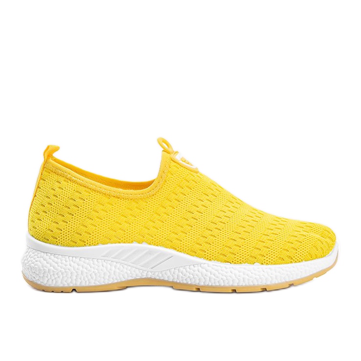 Zapatillas deportivas sin cordones Marathon amarillas amarillo