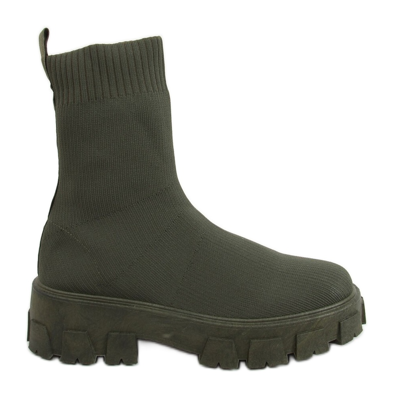 Botas de calcetín verde PP01P Verde