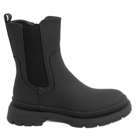 Botas negras Jodhpur QT26P Black negro