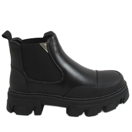 Botines Chelsea negros para mujer NC1250P Negro