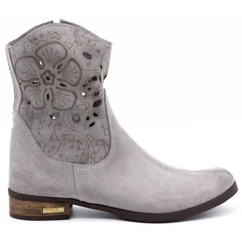 Olivier Botas cómodas Jess caladas gris claro Olivier Botas cómodas Jess caladas gris claro
