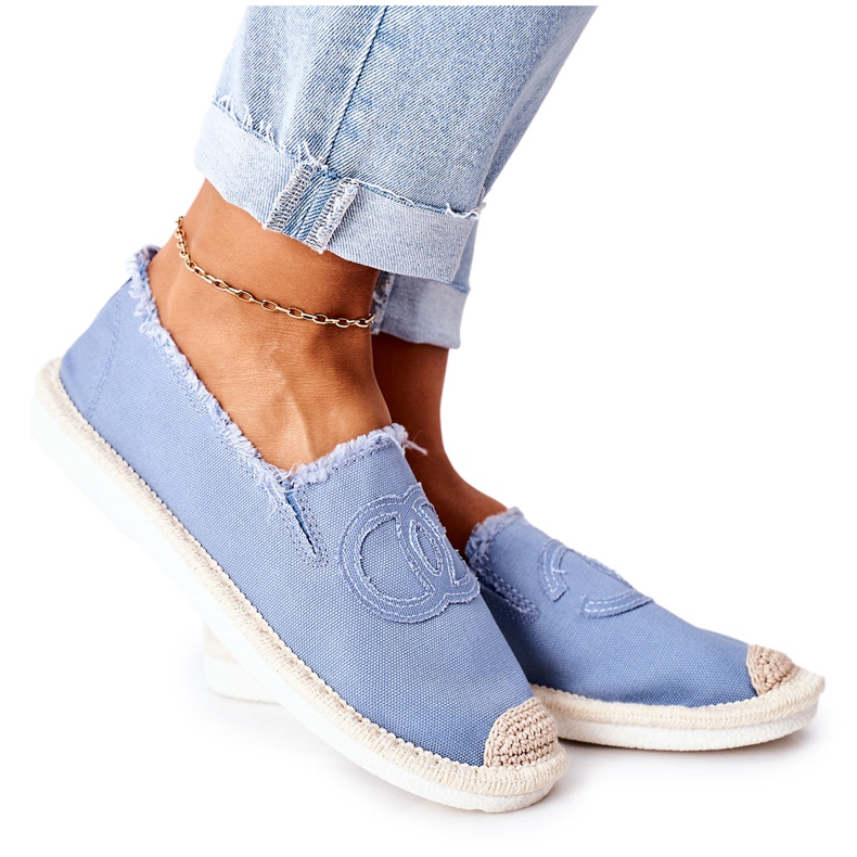 PS1 Alpargatas Classic Blue Flaure para mujer azul