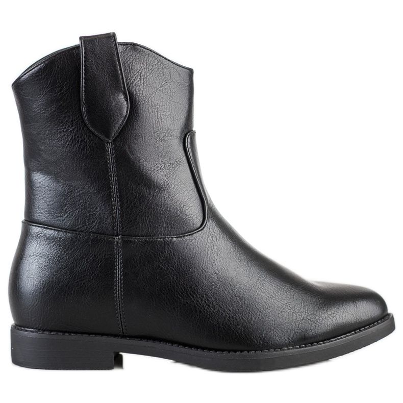 J. Star Vaqueras negras en una cuña negro