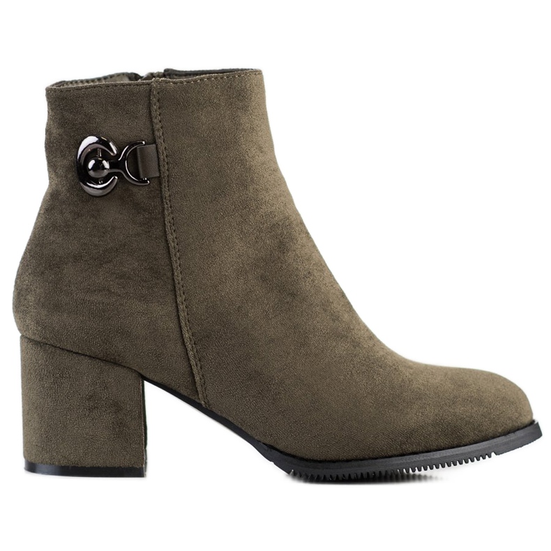 J. Star Botas de Tacón Alto verde
