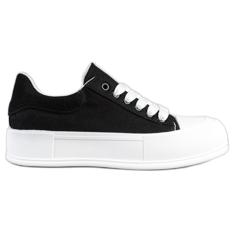 Goodin Zapatillas clásicas en la plataforma negro