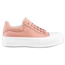 Goodin Zapatillas clásicas en la plataforma rosado Goodin Zapatillas clásicas en la plataforma rosado