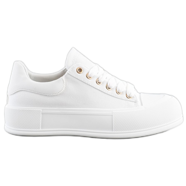 Goodin Zapatillas clásicas en la plataforma blanco