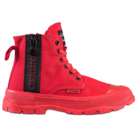 Goodin Zapatillas altas originales rojo