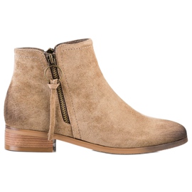 Vinceza Botas Con Cremallera Vicneza Decorativa beige