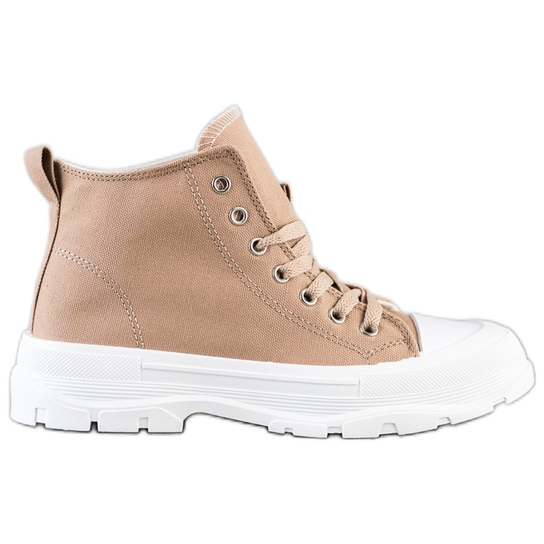 Goodin Zapatillas altas marrones marrón