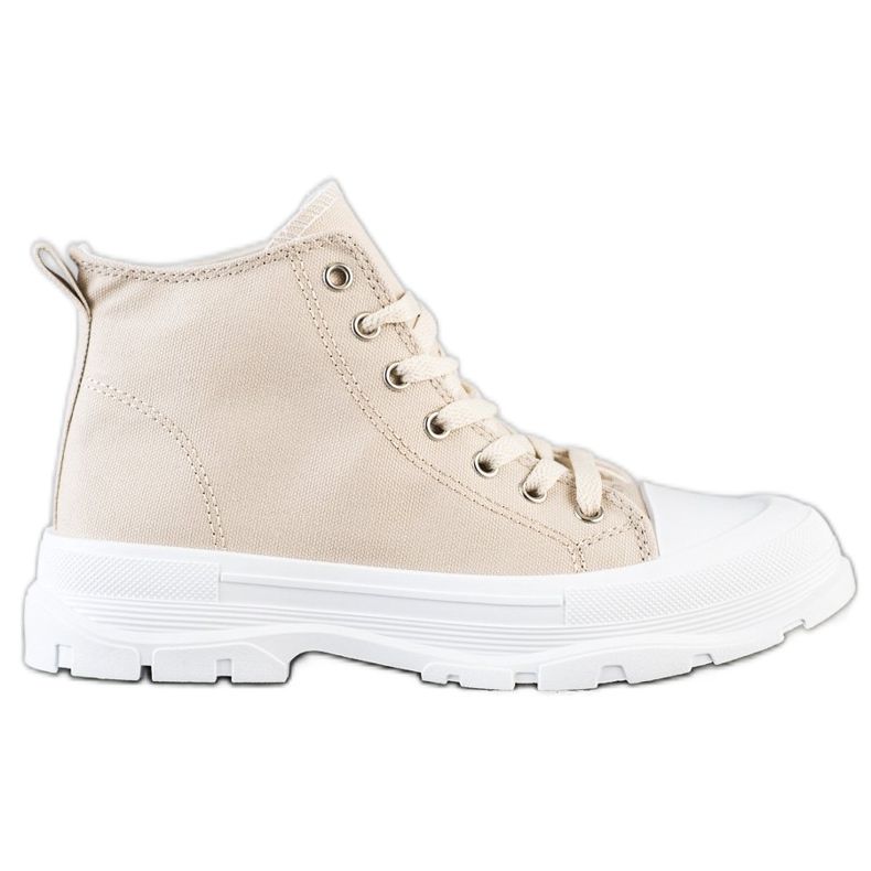 Goodin Zapatillas altas beige
