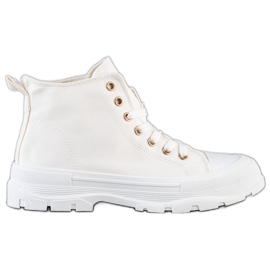 Goodin Zapatillas altas blancas blanco