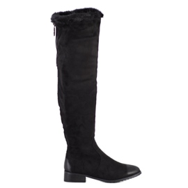 M.Daszyński Botas altas casuales negro