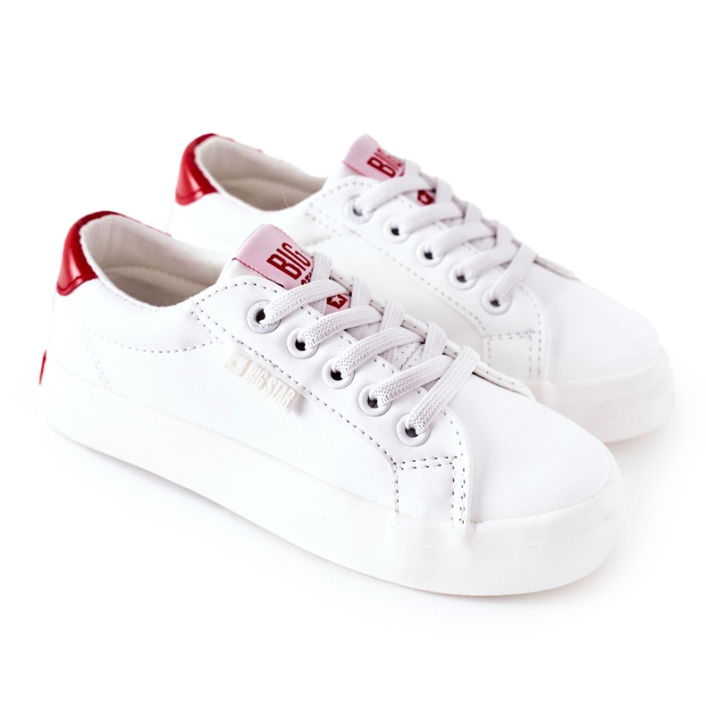 Zapatillas de Piel para Niños Big Star DD374134 Blanco