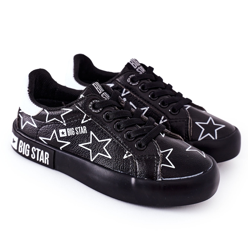 Zapatillas de Piel para Niños Big Star II374002 Negro