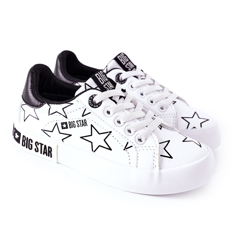 Zapatillas de Piel para Niños Big Star II374001 Blanco