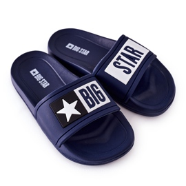 Pantuflas para niños Big Star DD374152 Azul Marino