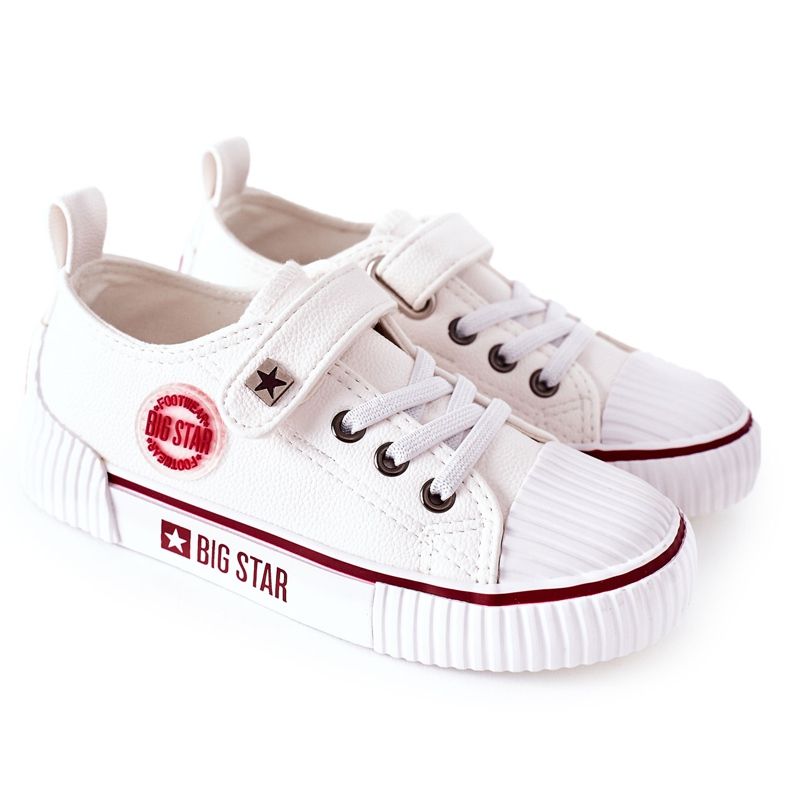 Zapatillas de Piel para Niños Big Star II374040 Blanco