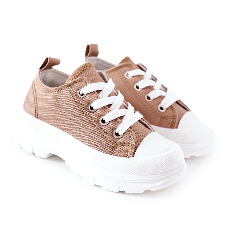 FR1 Zapatillas Infantiles Beige Travel Time