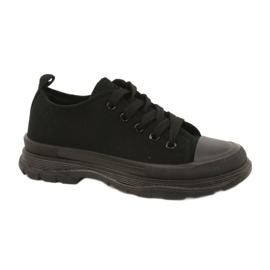 FR1 Zapatillas deportivas negras para niños Travel Time negro