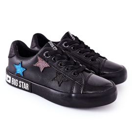 Zapatillas de Piel para Niños Big Star II374031 Negro