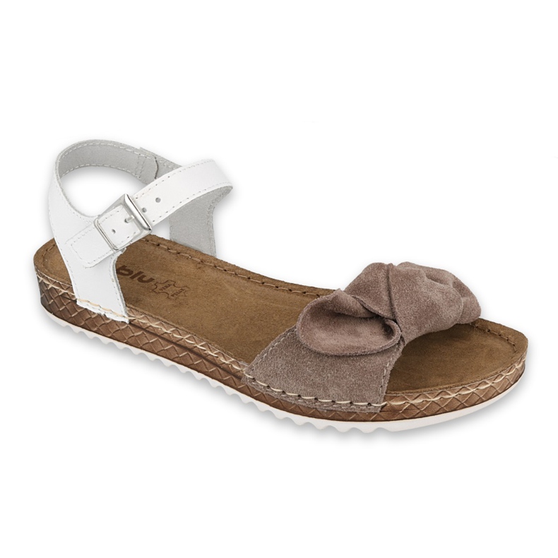 Zapatos de mujer Inblu 158D152 blanco marrón Zapatos de mujer Inblu 158D152 blanco marrón