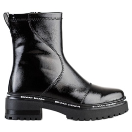 Filippo Botas altas en la plataforma negro