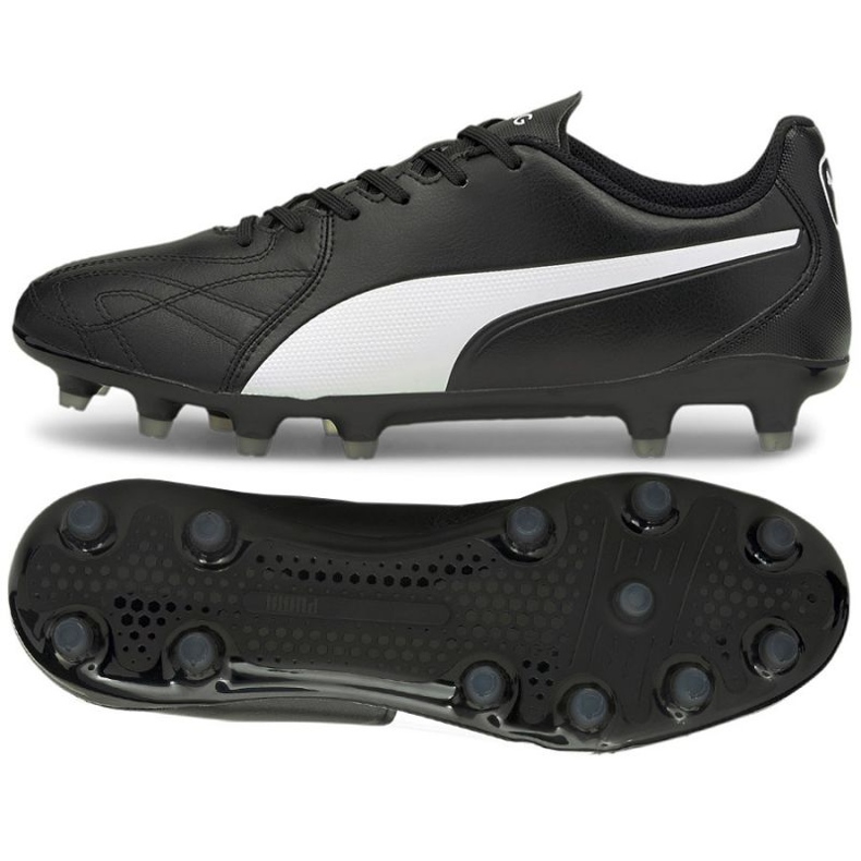 Botas de fútbol Puma King Hero 21 Fg M 106554 01 negro negro Botas de fútbol Puma King Hero 21 Fg M 106554 01 negro negro
