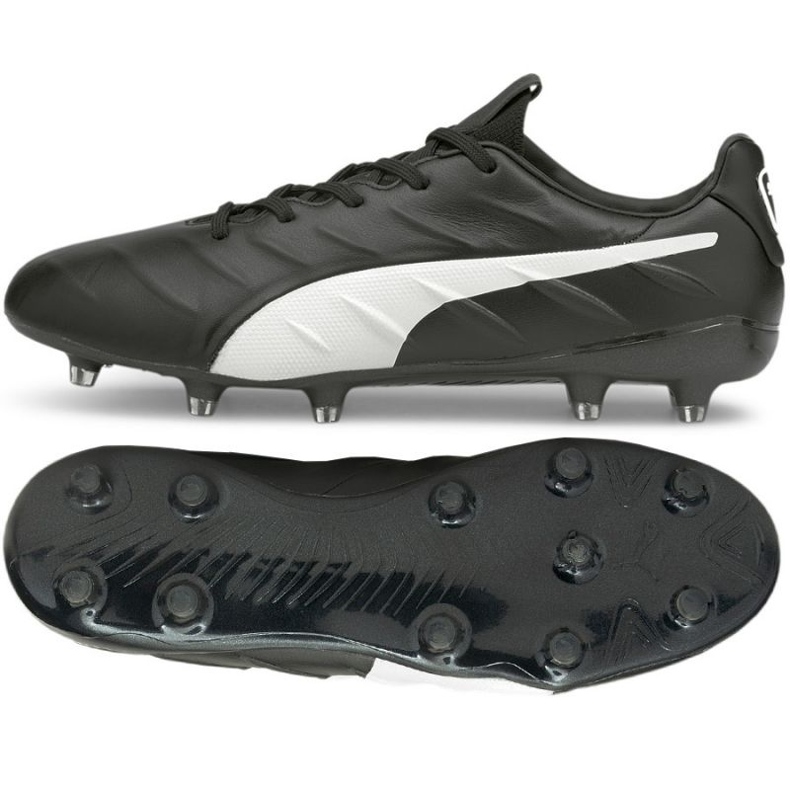 Zapatillas de fútbol Puma King Platinum 21 FG/AG 106478 01 negro negro