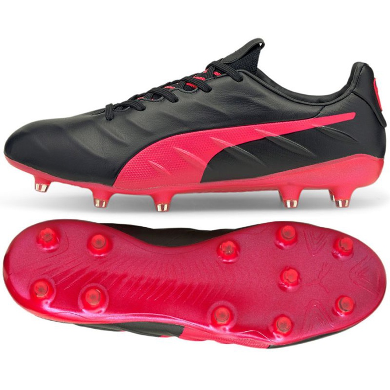 Zapatillas de fútbol Puma King Platinum 21 FG / AG M 106478 02 negro negro
