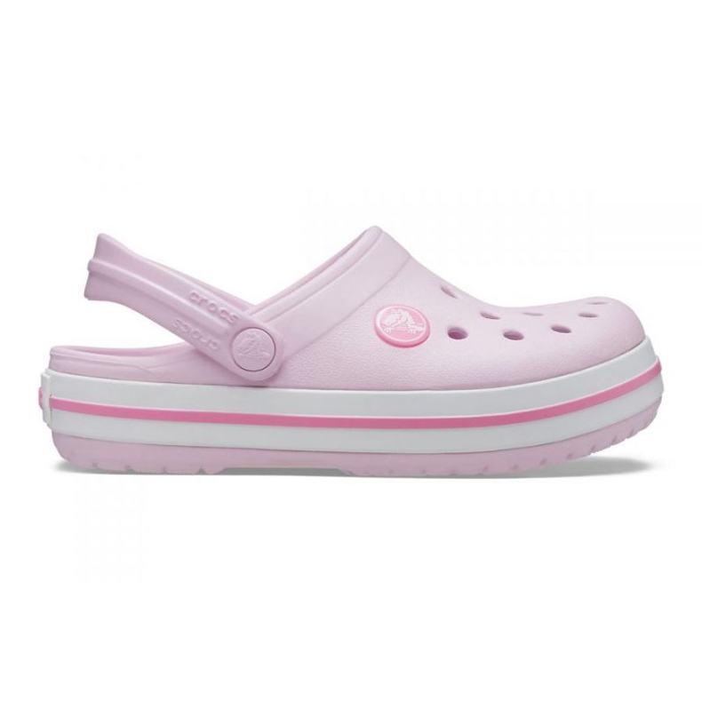 Zueco Crocs Crocband K 204537-6GD rosado